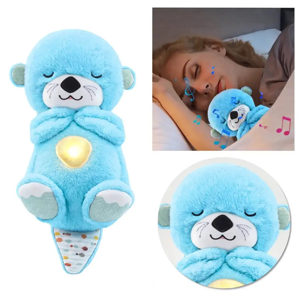 Nutria de Peluche Calmante Azul