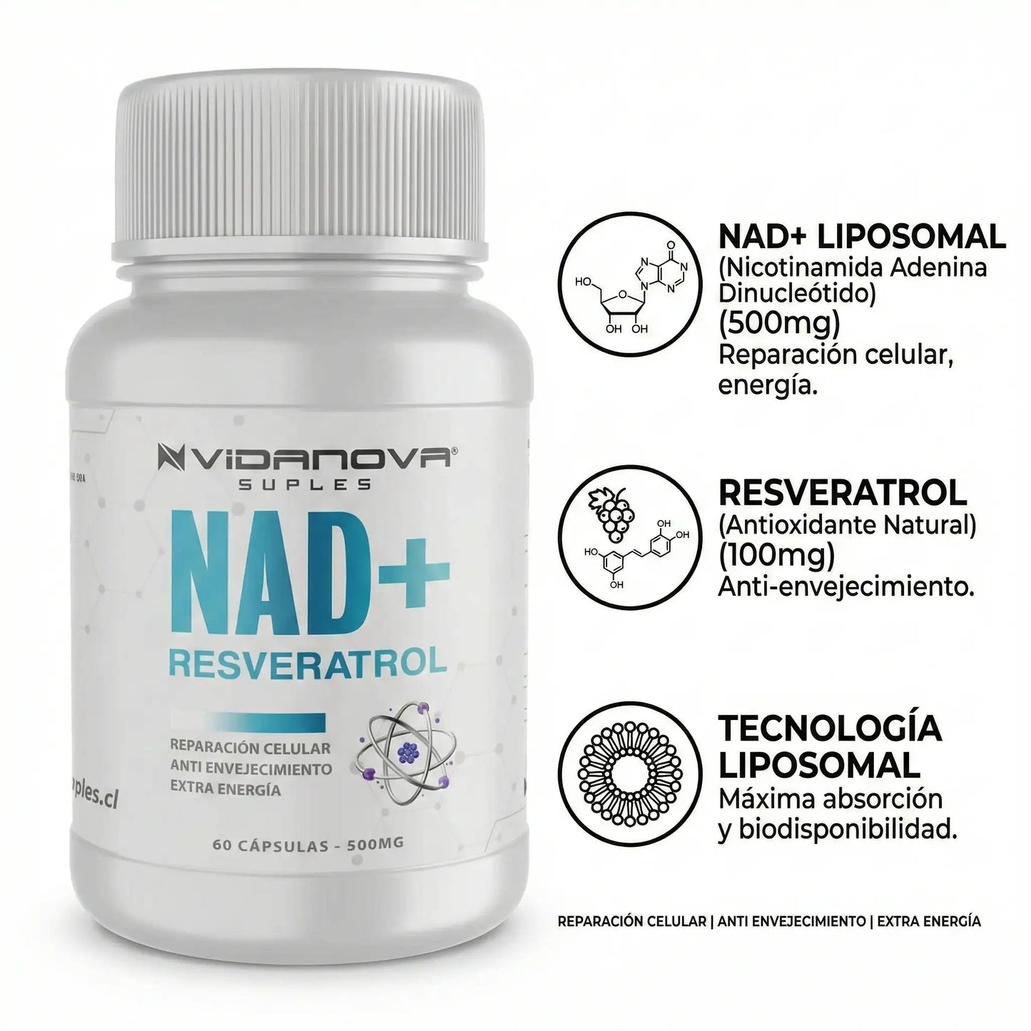 NAD+ RESVERATROL 1000