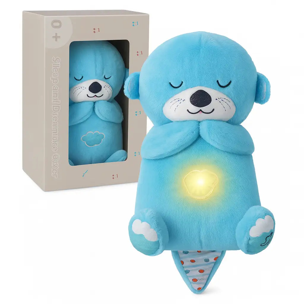 Nutria de Peluche Calmante Azul 