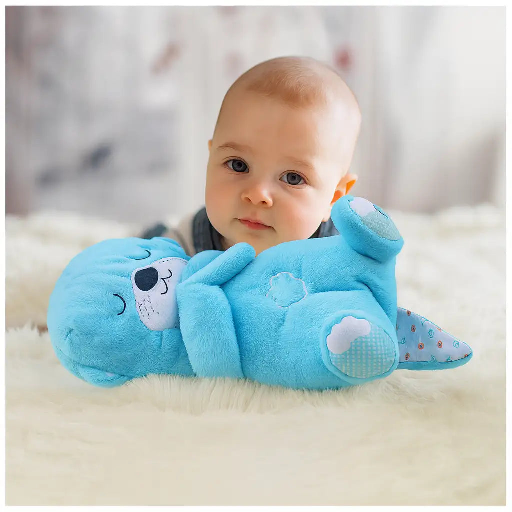 Nutria de Peluche Calmante Azul 