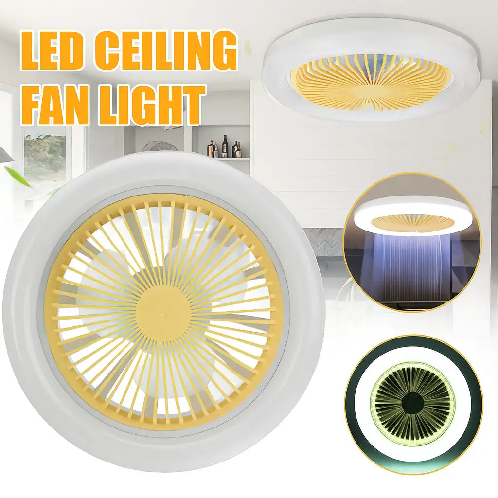 Ventilador de Techo Con Luz Led y Control