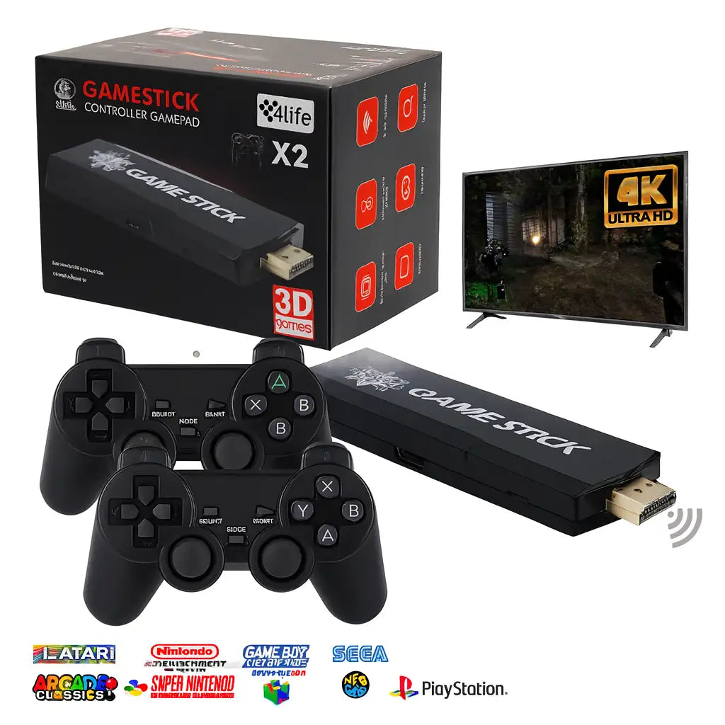 Consola Video Juego Retro Game Stick X2 4K – 128GB