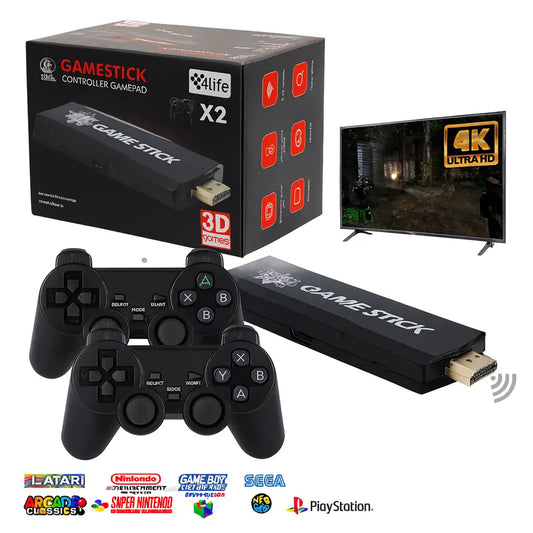 Consola Video Juego Retro Game Stick X2 4K – 128GB