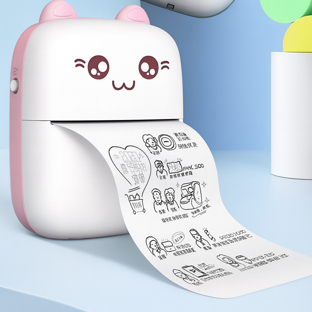 MINI IMPRESORA PORTATIL DE GATITO