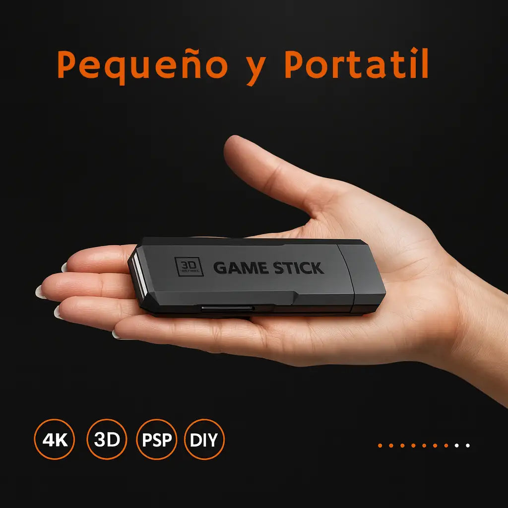 Consola Video Juego Retro Game Stick X2 4K – 128GB